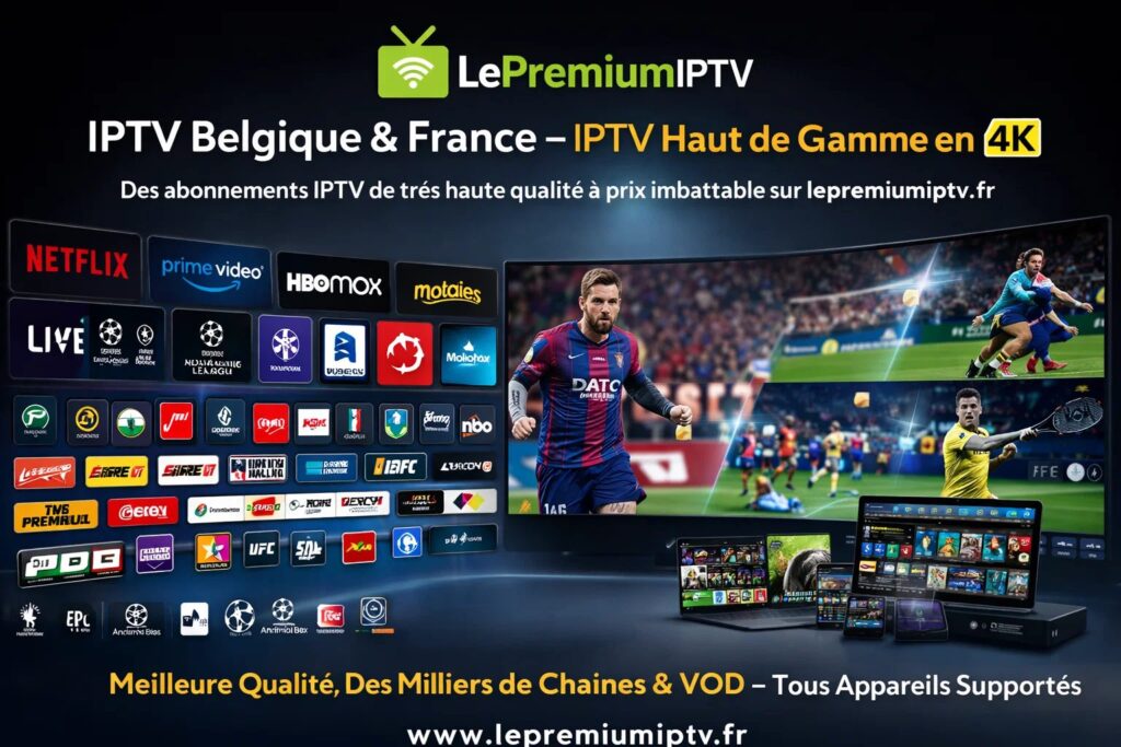 IPTV Belgique & France – IPTV Haut de Gamme en 4K