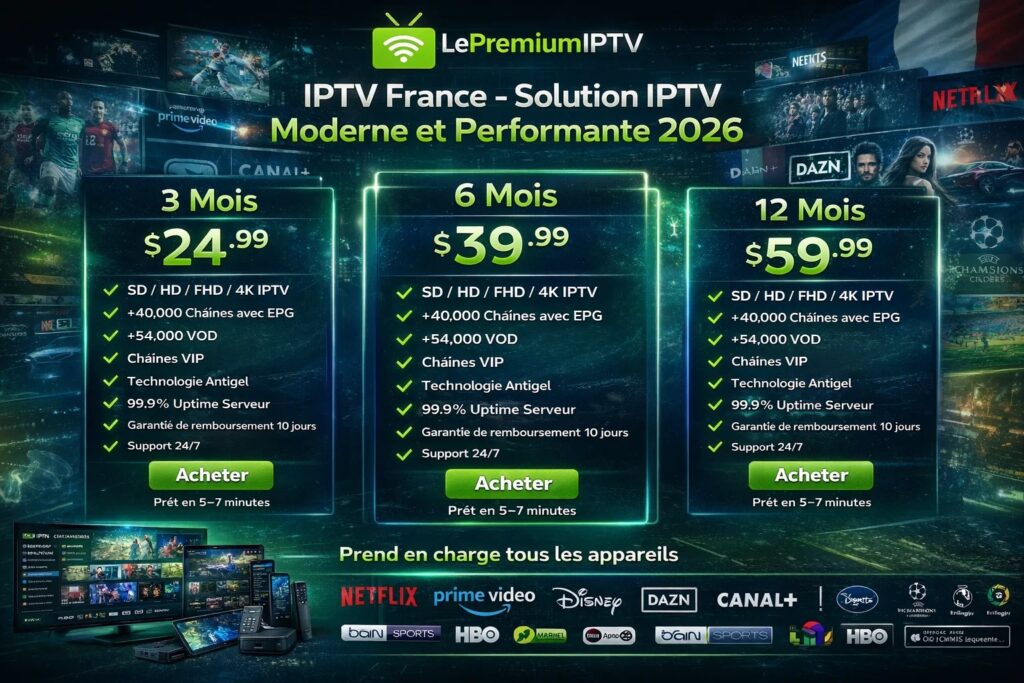 IPTV France – Solution IPTV Moderne et Performante 2026